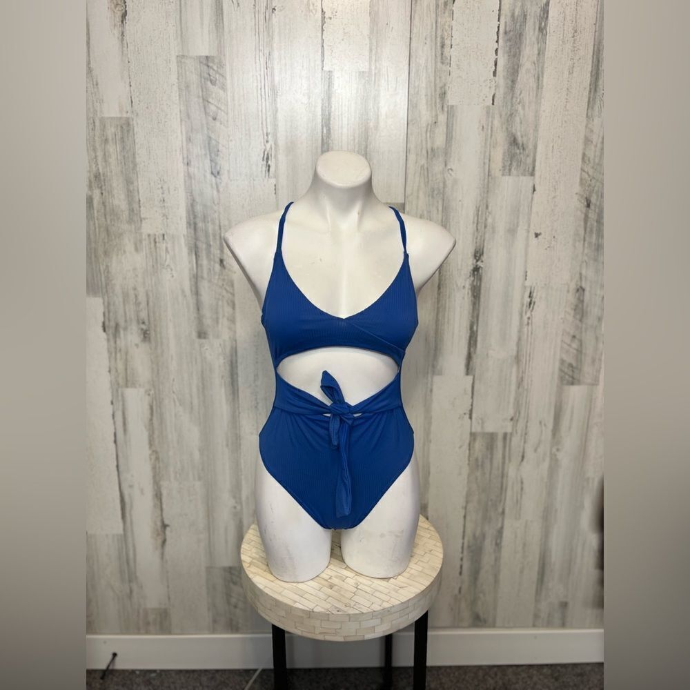 Blue swimsuit